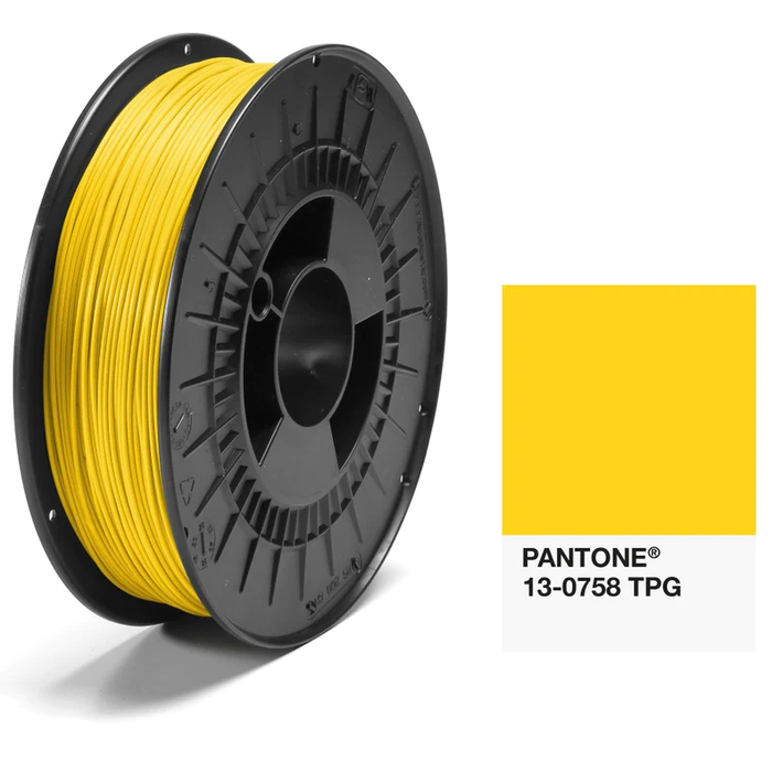 PLA Pantone® : 13-0758 TPG Jaune - 1.75 mm 750g FiberForce