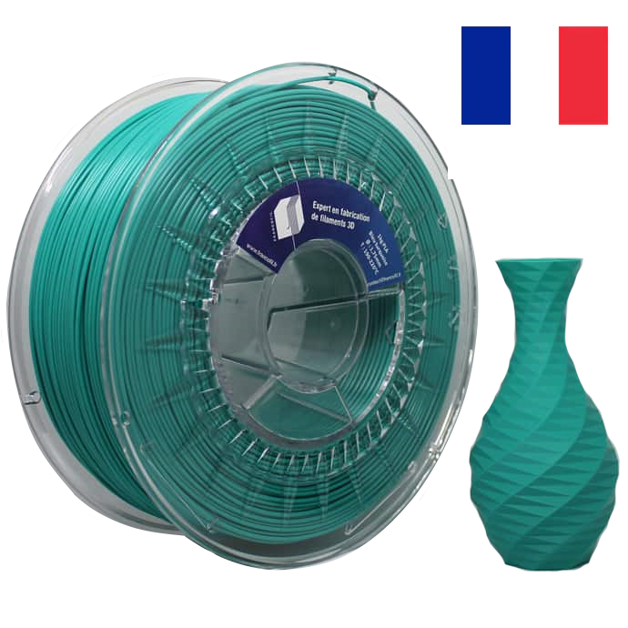 PLA Bleu Turquoise 1.75mm Francofil 1kg - Fabriqué en France