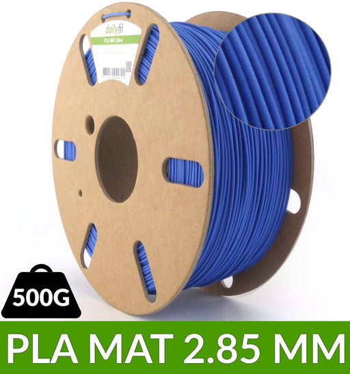 Bobine fil MAT PLA 2.85 mm bleu - 500g dailyfil
