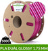 Fil PLA Pourpre | Argent DUAL GLOSSY 500g dailyfil - 1.75 mm