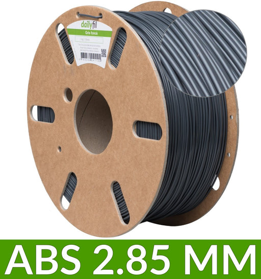 Filament ABS Gris foncé 1 Kg - 2.85 mm dailyfil