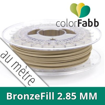 Filament Bronze - ColorFabb 2.85 mm au mètre