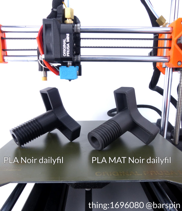 Filament PLA dailyfil - 1.75 mm Noir 1Kg