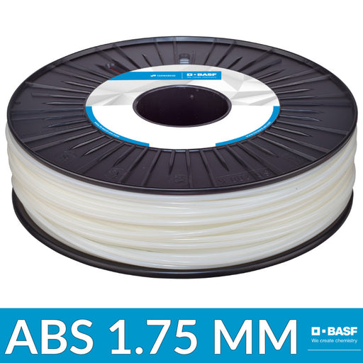 Filament professionnel BASF ABS Naturel Blanc - 1.75 mm 750g