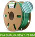 PLA Vert | Blanc DUAL GLOSSY 1.75 mm 1kg - dailyfil