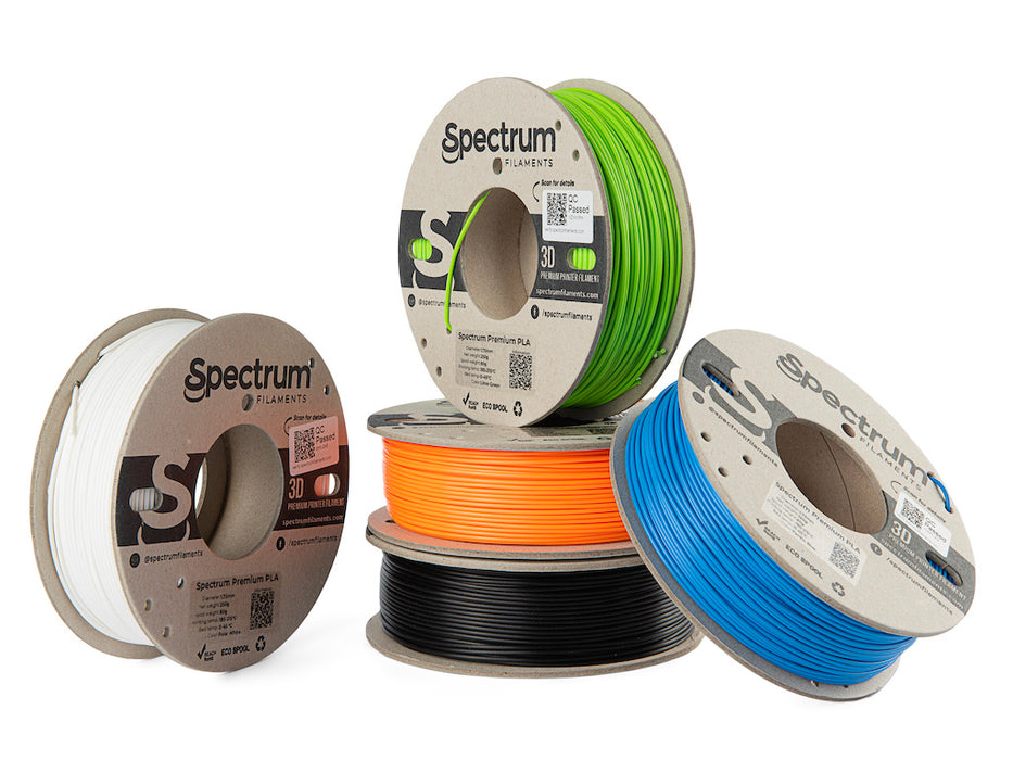 Spectrum 5Pack : Lot de 5 bobines de PLA Spectrum 1.75 mm - 5 x 250g