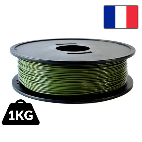 Filament pour imprimante 3D : PETG arianeplast 1.75 mm Kaki 1kg