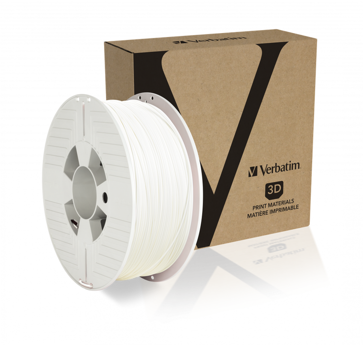 Verbatim ABS fil 1.75 mm Blanc - 1kg