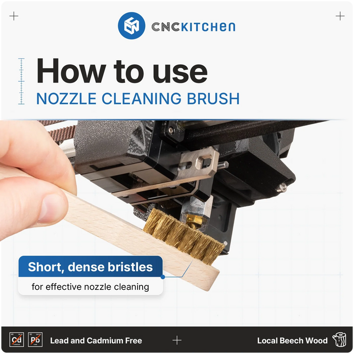 Brosse pour nettoyage des buses CNC Kitchen
