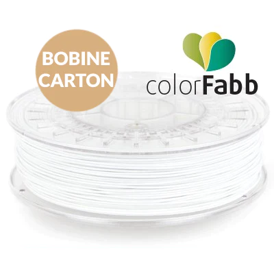 ColorFabb PLA-PHA - 2.85  mm Blanc Bluish White