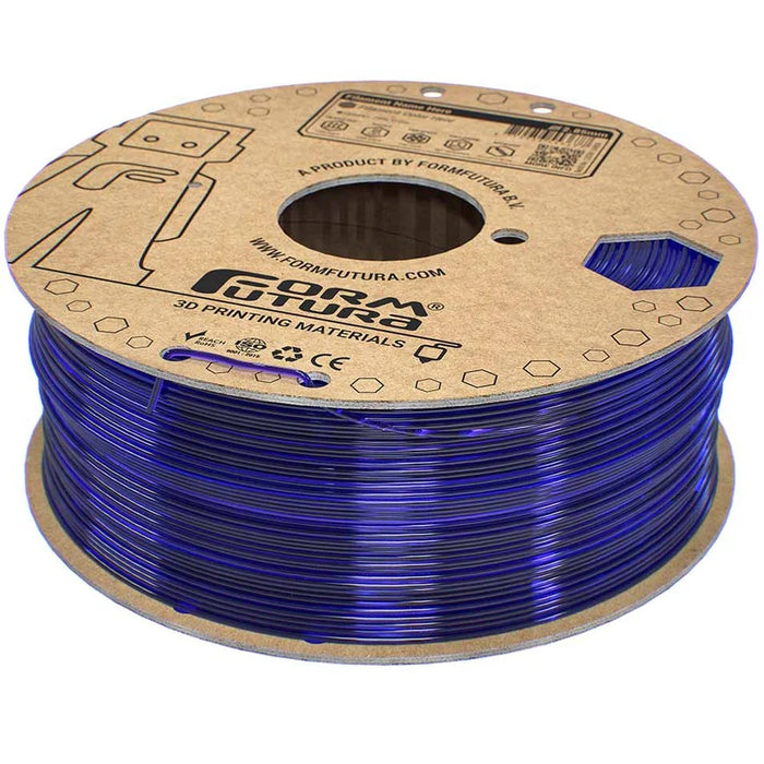 Bobine fil PETG Blue translucide 1.75 mm 1kg - ePETG Formfutura