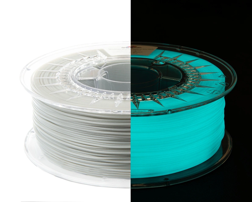 Filament PLA 1.75 mm phosphorescent bleu - Spectrum 1.75 mm