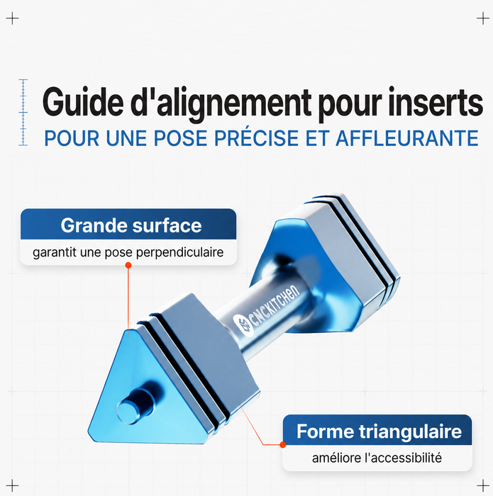Guide d'alignement pour insert M2-M2.5 (Insert Straightener) CNC Kitchen