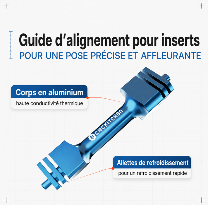 Guide d'alignement pour insert M2-M2.5 (Insert Straightener) CNC Kitchen