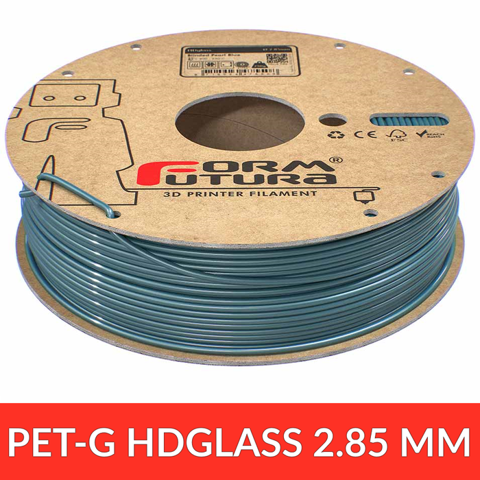 PET HDGlass - Blinded Pearl Blue 2.85 mm FormFutura
