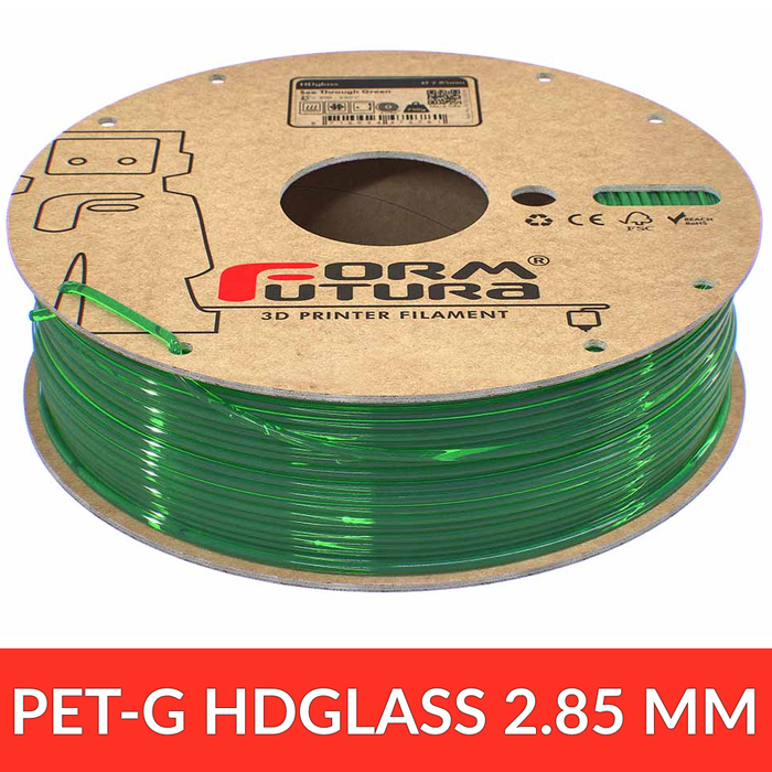 Bobine HDGlass 2.85 mm - See through green FormFutura