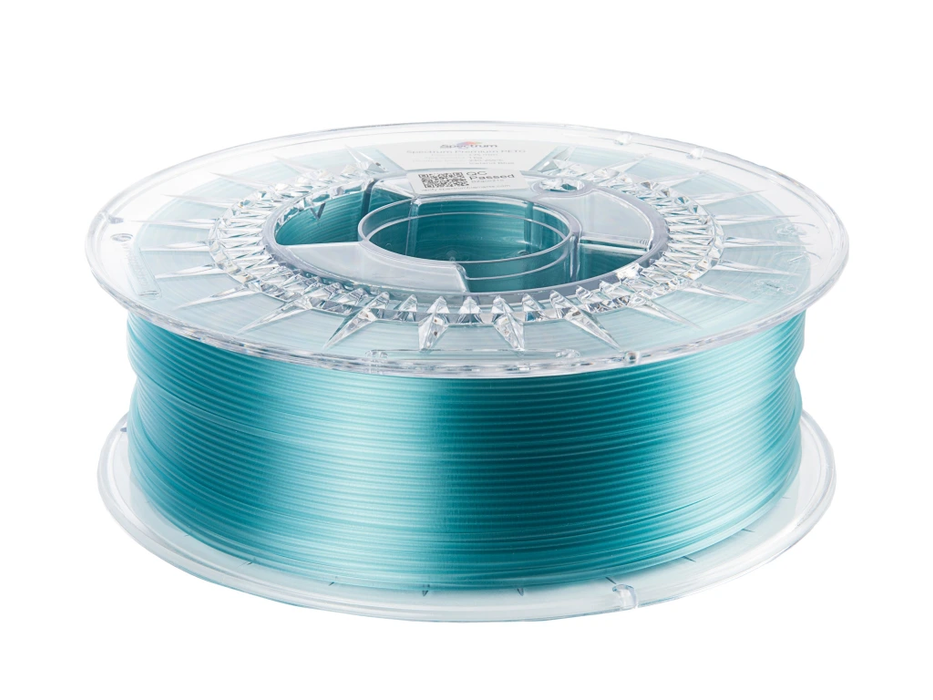 Filament PETG 1.75mm Bleu translucide "Iceland Blue" 1kg - Spectrum