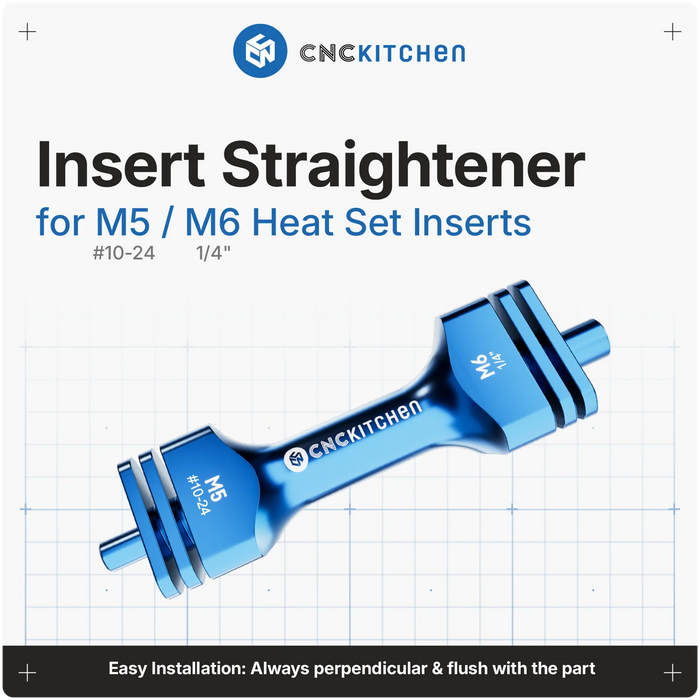 Outil d'alignement pour insert M5-M6 (Insert Straightener) CNC Kitchen