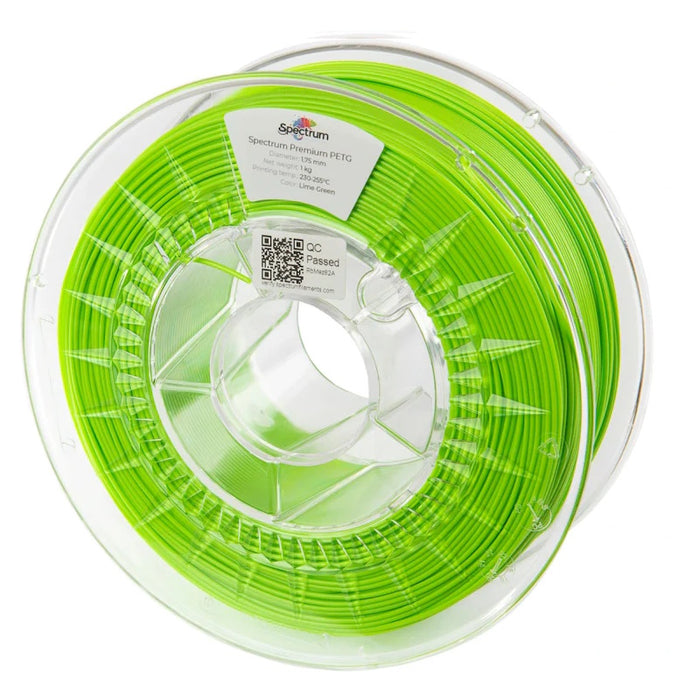 Bobine fil PETG Spectrum 1.75 mm 1kg - Citron vert (Lime Green)