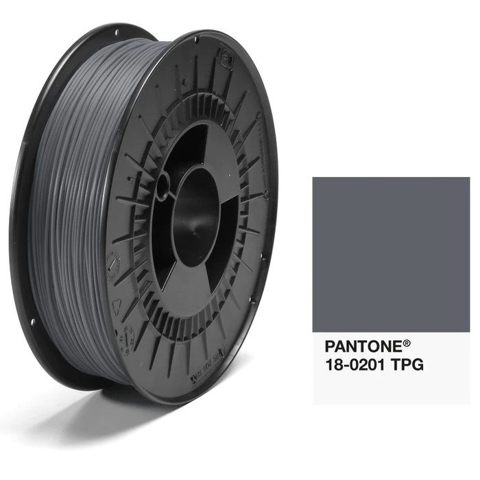 PLA 1.75 mm Gris Roche Pantone® 18-0201 TPG - FiberForce 750g