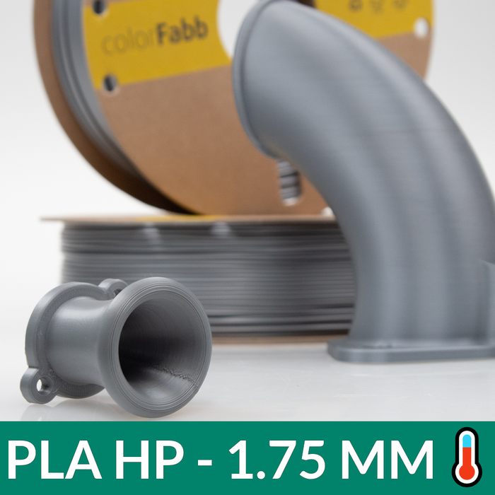 PLA-HP Résistance hautes températures 1.75mm Argent 750g - Colorfabb