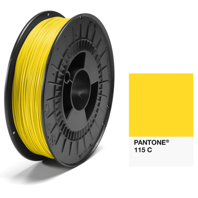 PLA Pantone® 115 C Jaune 1.75 mm FiberForce -750g