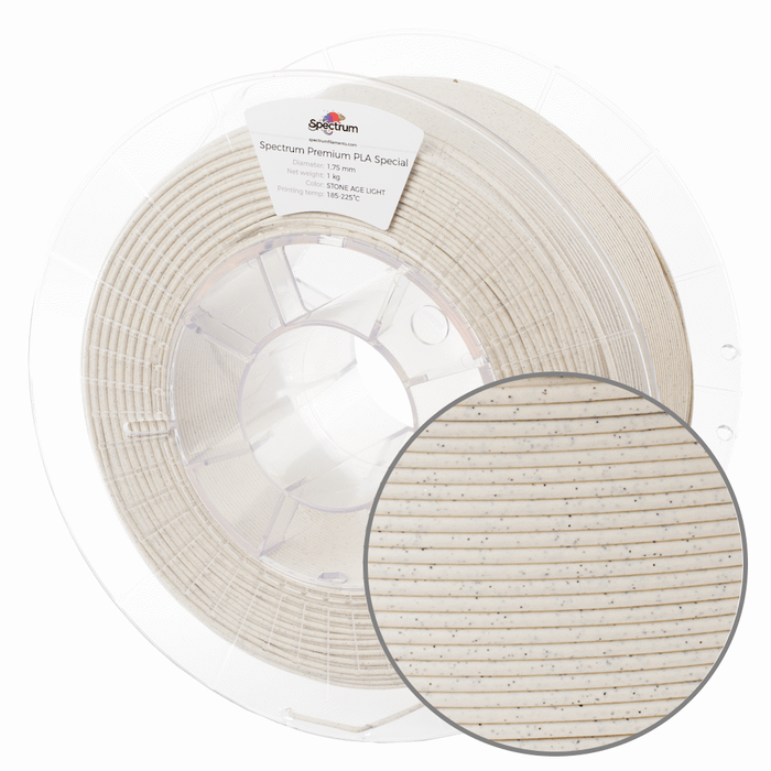 PLA Stone Age Spectrum Light 1.75 mm 1 kg - Beige marbré