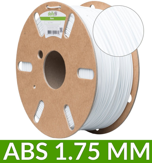 1 Kg fil ABS dailyfil - Blanc 1.75 mm