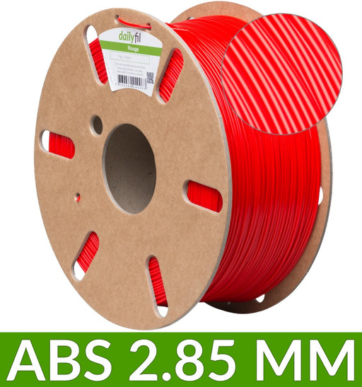 1Kg ABS dailyfil - 2.85 mm Rouge