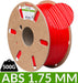 500g ABS Rouge - dailyfil 1.75 mm