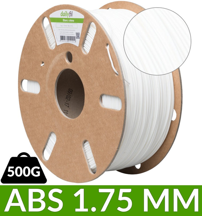 ABS dailyfil Blanc crème - 1.75 mm 500g
