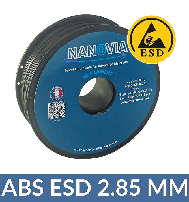 ABS ESD anti-électrostatique 2.85 mm 500g - Nanovia