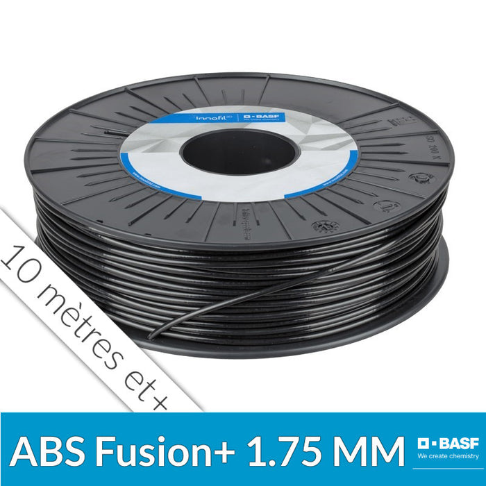 ABS Fusion+ BASF 1.75 mm Noir - au détail