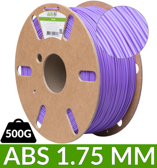 Bobine ABS 500g Violet dailyfil - 1.75 mm