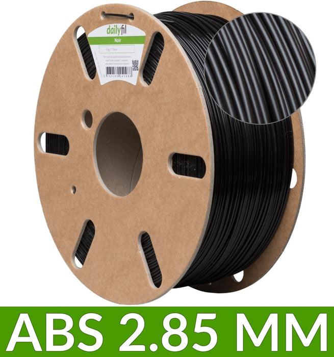 Bobine ABS Noir dailyfil - 2.85 mm 1Kg