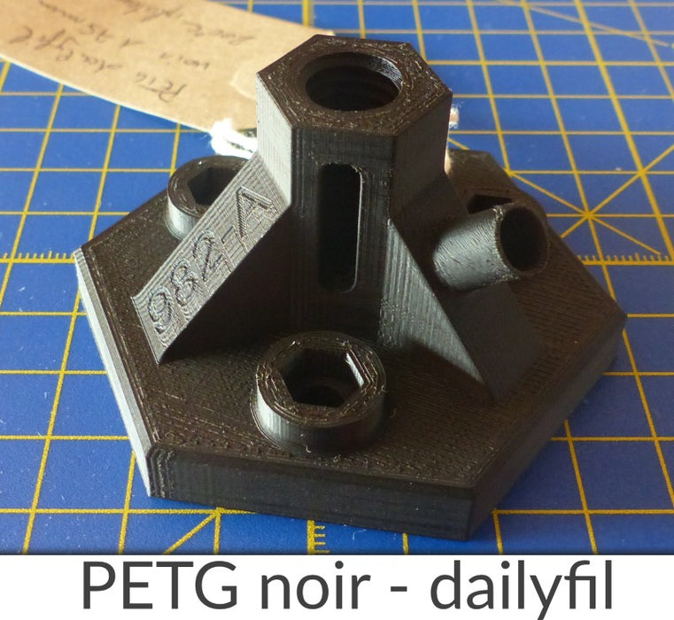 Bobine de fil PET-G dailyfil - 500g Noir 1.75 mm