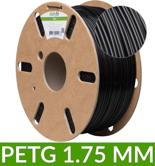 PETG 1.75mm filament noir 1kg - CNC SHAPE