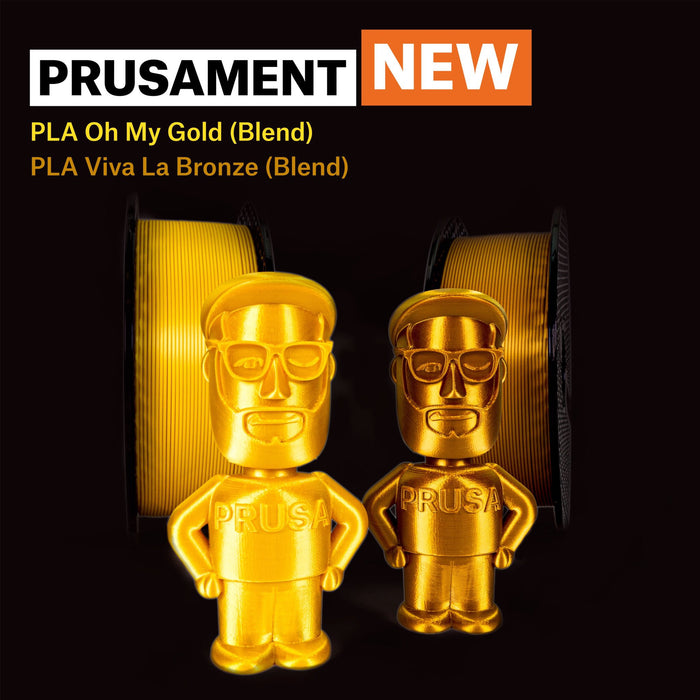 Bobine Prusament PLA 1.75 mm Or Oh My Gold (Blend) - 970g