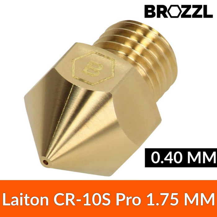 Buse compatible CR-10S Pro 1.75 mm 0.40 mm - Brozzl