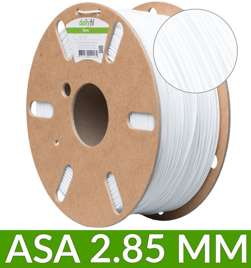 Dailyfil : filament ASA 2.85 mm blanc 1kg