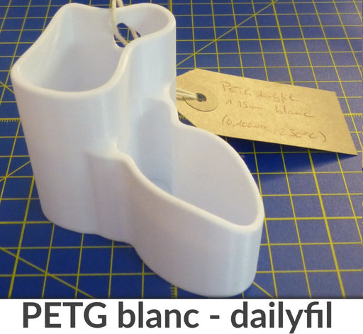 Dailyfil filament PET-G Blanc - 1.75 mm 500g