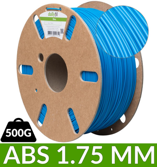 Fil ABS 1.75 mm - 500g Bleu