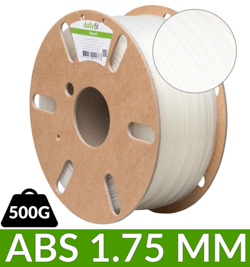 Fil ABS dailyfil 1.75 mm - Naturel 500g