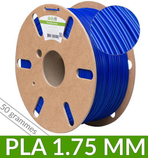 Filament PLA Phosphorescent 1.75 mm Bleu par 10 mètres