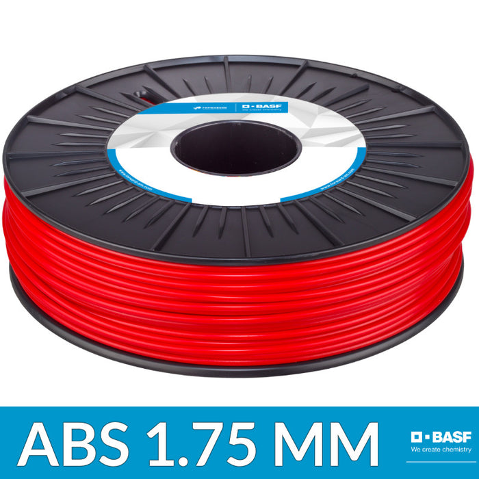 Fil pour professionnels ABS BASF Rouge - 750g 1.75 mm