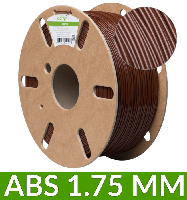 Filament ABS 1.75 mm dailyfil - Marron 1 Kg