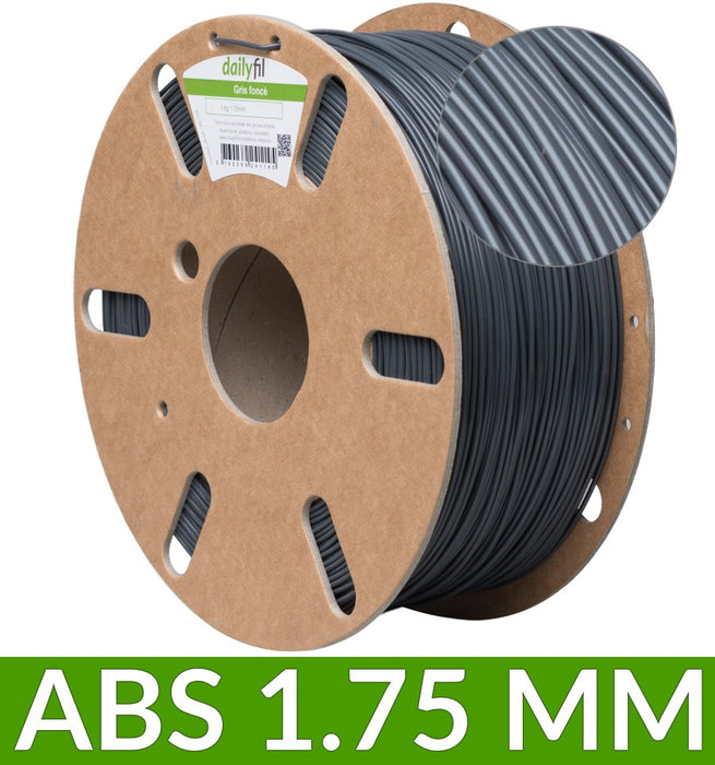 Filament ABS Gris foncé 1 Kg - dailyfil 1.75 mm