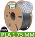 Filament Argent PLA 1.75 mm - 500g dailyfil