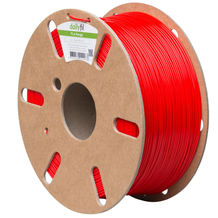 Filament ASA rouge 1.75 mm 1kg - dailyfil