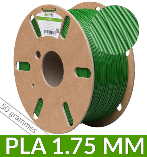 Filament dailyfil PLA -1.75 mm Vert 50g